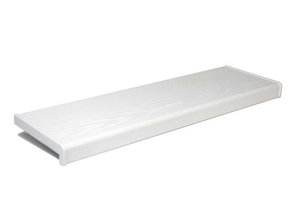 Vnútorné PVC parapety | briliant weiss (biela so štruktúrou dreva)