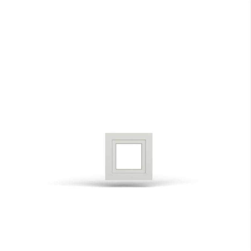 Jednokrídlové plastové okno | sklopné | 500x500mm | farba biela