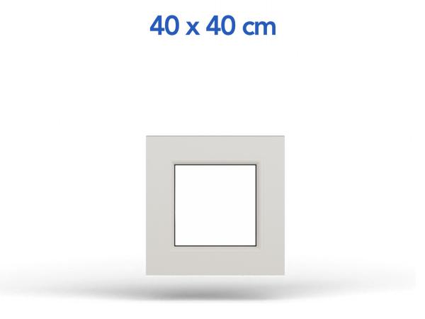 Jednokrídlové plastové okno | fixné | 400x400mm | farba biela