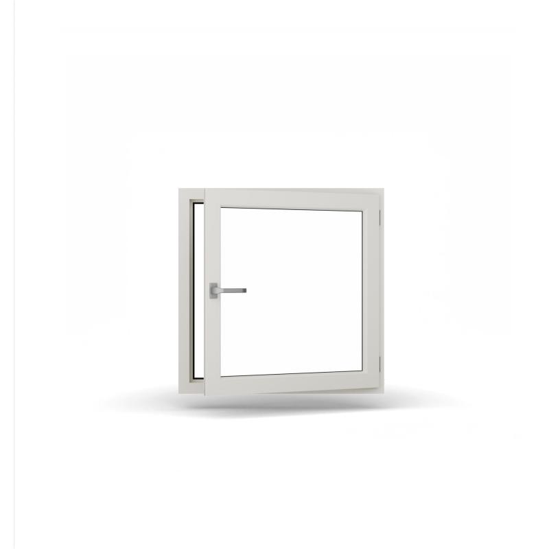 Jednokrídlové plastové okno | otváravo-sklopné | pravé | 1000x1000mm | farba biela